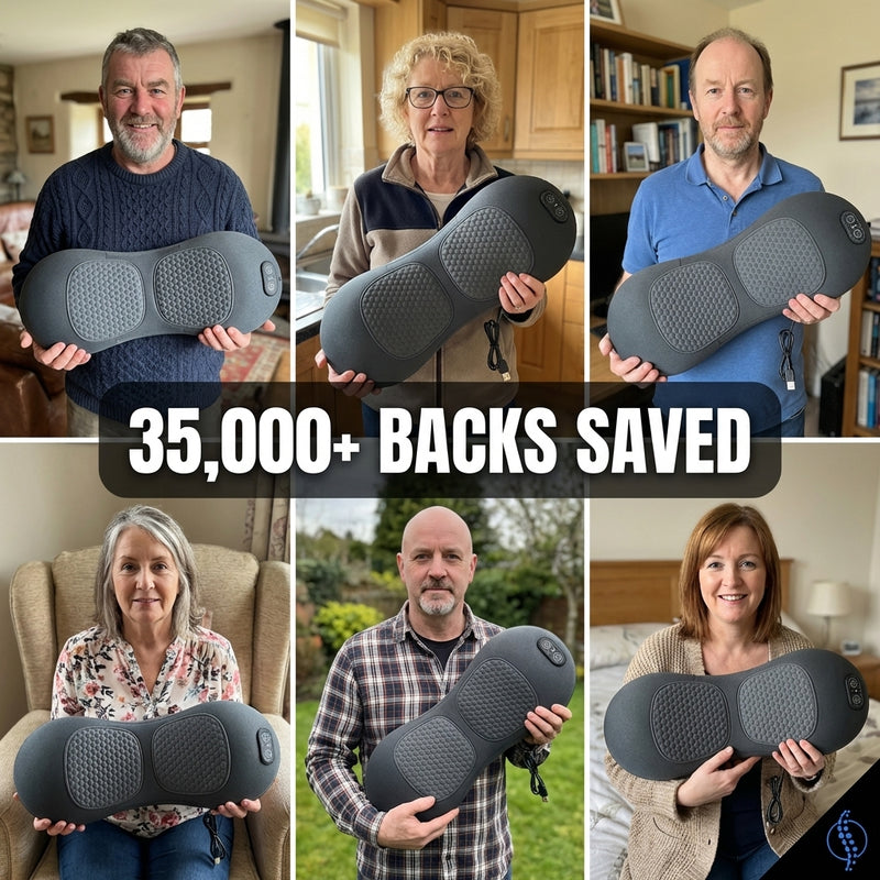 People holding pain relief product